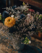 El ramo de flores de Esmeralda.